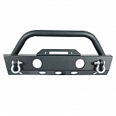 Paramount Automotive Bumper Stubby 1-Piece Design Black - 510350