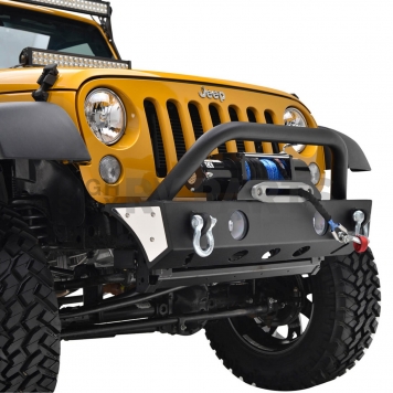 Paramount Automotive Bumper Stubby 1-Piece Design Black - 510350-4