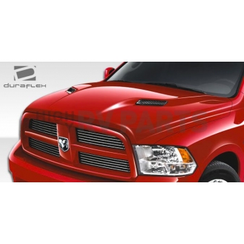 Extreme Dimensions Hood - Primered Fiberglass Black - 107103