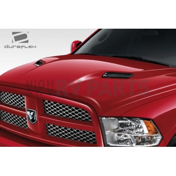 Extreme Dimensions Hood - Primered Fiberglass Black - 107103-2