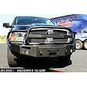 Fab Fours Bumper Premium 1-Piece Design Steel Black - DR13H29501