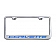 American Car Craft License Plate Frame - Corvette Lettering Stainless Steel - 052033RDL