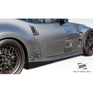 Extreme Dimensions Side Skirt - Primered Fiberglass Reinforced Plastic Black Set of 2 - 105905-5
