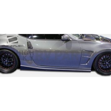 Extreme Dimensions Side Skirt - Primered Fiberglass Reinforced Plastic Black Set of 2 - 105905-8