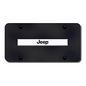 Automotive Gold License Plate - Jeep Stainless Steel - JEENCB