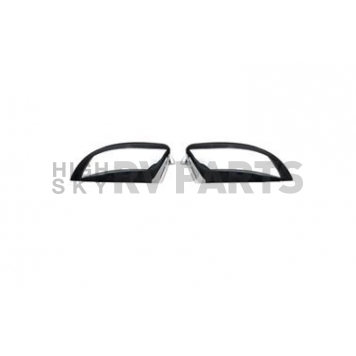 Putco Exterior Mirror Cover Driver And Passenger Side Silver ABS Plastic Set Of 2 - 403325
