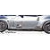 Extreme Dimensions Side Skirt - Gloss Carbon Fiber Black Set of 2 - 105906