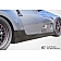 Extreme Dimensions Side Skirt - Gloss Carbon Fiber Black Set of 2 - 105906