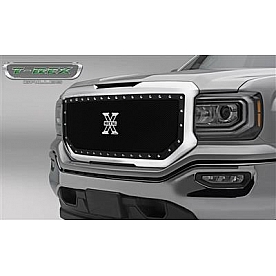 T-Rex Truck Products Grille Insert - Mesh Rectangular Black Powder Coated Steel - 6712131