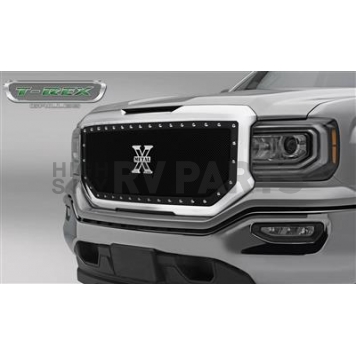 T-Rex Truck Products Grille Insert - Mesh Rectangular Black Powder Coated Steel - 6712131