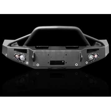 Fab Fours Bumper Premium 1-Piece Design Steel Black - DR13F29521