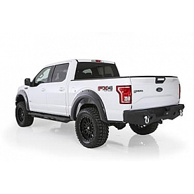 Smittybilt Rocker Panel Guard - Round Tube Steel Black Matte Textured Powder Coated - 616833
