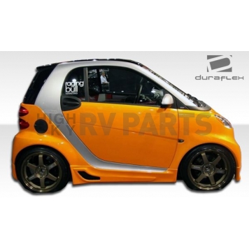 Extreme Dimensions Side Skirt - Primered Fiberglass Reinforced Plastic Black Set of 2 - 105668