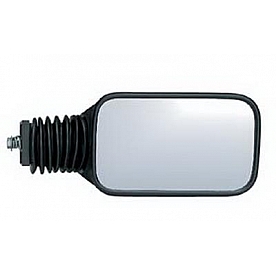 CIPA USA Exterior Mirror Rectangular Manual Black Single - 11120
