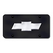 Automotive Gold License Plate - Chevy New Logo Stainless Steel - CHV2CB