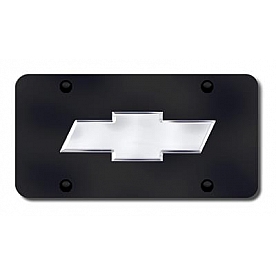 Automotive Gold License Plate - Chevy New Logo Stainless Steel - CHV2CB
