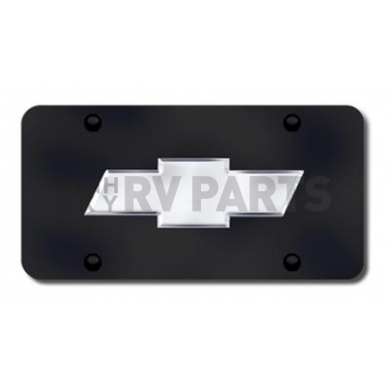 Automotive Gold License Plate - Chevy New Logo Stainless Steel - CHV2CB