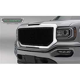 T-Rex Truck Products Grille Insert - Mesh Rectangular Black Powder Coated Steel - 6712131BR