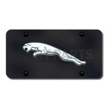 Automotive Gold License Plate - Jaguar Logo Stainless Steel - JAGCS