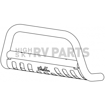 Westin Automotive Bull Bar Tube 3 Inch Black Powder Coated  Steel - 321695-1