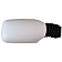 CIPA USA Exterior Mirror Rectangular Manual White Single - 11121