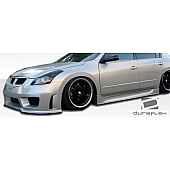 Extreme Dimensions Side Skirt - Primered Fiberglass Reinforced Plastic Black Set of 2 - 105683