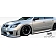 Extreme Dimensions Side Skirt - Primered Fiberglass Reinforced Plastic Black Set of 2 - 105683
