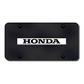 Automotive Gold License Plate - Honda Stainless Steel - HONNCB