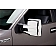 Putco Exterior Mirror Cover Driver And Passenger Side Silver ABS Plastic Set Of 2 - 400522