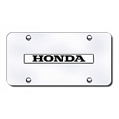 Automotive Gold License Plate - Honda Stainless Steel - HONNCC
