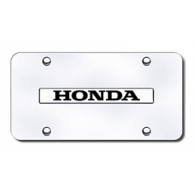 Automotive Gold License Plate - Honda Stainless Steel - HONNCC