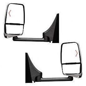 Velvac Exterior Mirror 1 Remote And 1 Manual Rectangular  - 719385