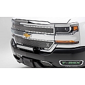 T-Rex Truck Products Grille Insert - Mesh Rectangular Polished Stainless Steel - 6711280