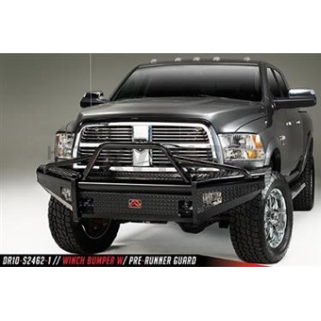 Fab Fours Bumper Premium 1-Piece Design Steel Black - DR10S29621