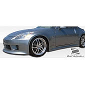 Extreme Dimensions Side Skirt - Primered Fiberglass Reinforced Plastic Black Set of 2 - 105647