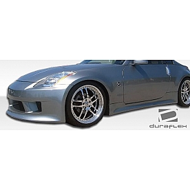 Extreme Dimensions Side Skirt - Primered Fiberglass Reinforced Plastic Black Set of 2 - 105647