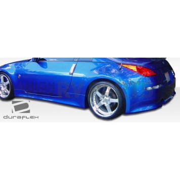 Extreme Dimensions Side Skirt - Primered Fiberglass Reinforced Plastic Black Set of 2 - 105647-1