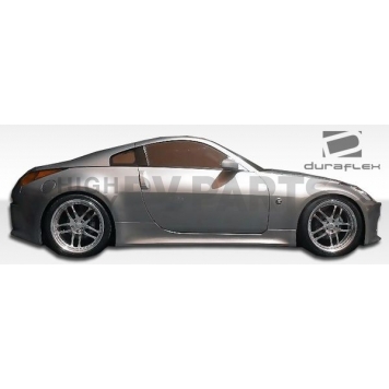 Extreme Dimensions Side Skirt - Primered Fiberglass Reinforced Plastic Black Set of 2 - 105647-4