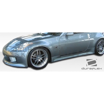 Extreme Dimensions Side Skirt - Primered Fiberglass Reinforced Plastic Black Set of 2 - 105647-5