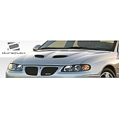Extreme Dimensions Hood - Primered Fiberglass Black - 106390