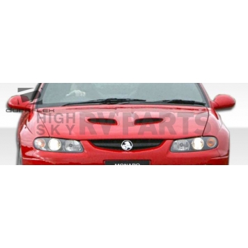 Extreme Dimensions Hood - Primered Fiberglass Black - 106390-4