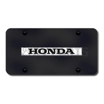 Automotive Gold License Plate - Honda Stainless Steel - HONNGB