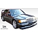 Extreme Dimensions Side Skirt - Primered Fiberglass Reinforced Plastic Black Set of 2 - 105376