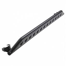 Smittybilt Rocker Panel Guard - Round Tube Steel Black Textured - 76646LT