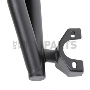 Smittybilt Rocker Panel Guard - Round Tube Steel Black Textured - 76646LT-2