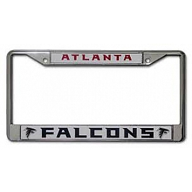 POWERDECAL License Plate Frame - Atlanta Falcons Zinc - FC2004