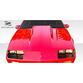 Extreme Dimensions Hood - Primered Fiberglass Black - 106452