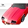 Extreme Dimensions Hood - Primered Fiberglass Black - 106452