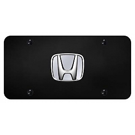 Automotive Gold License Plate - Honda Stainless Steel - HONPCB