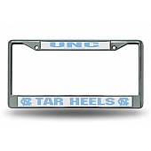 POWERDECAL License Plate Frame - UNC Tar Heels Name Zinc - FC130102